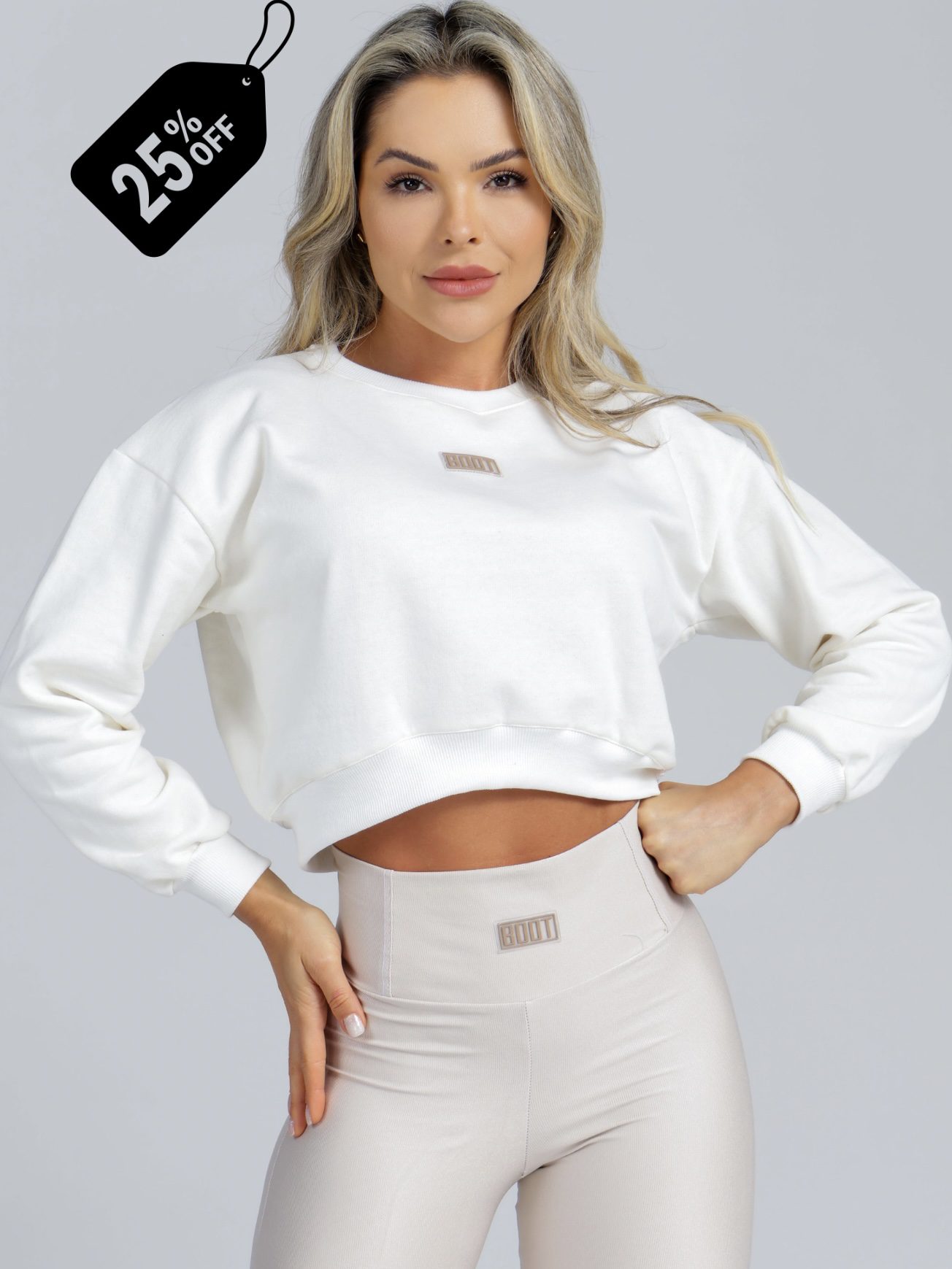 Untitled design 3 Cropped Moletom - Sem Troca - Imagem 1